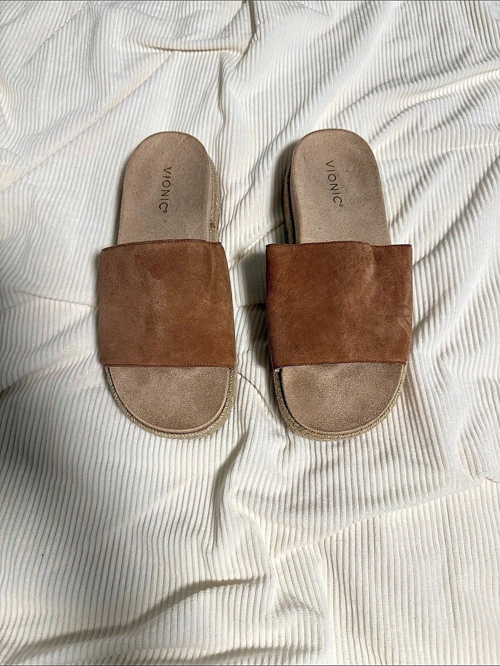 Vionic Yasmina Slide Sandal Brown US 8